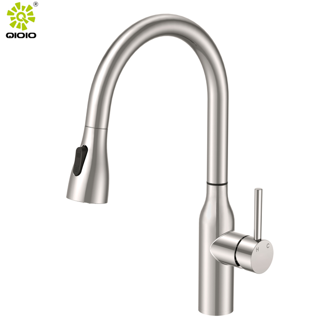 Grifo de cocina Smart Touch mezclador frío caliente abatible de acero inoxidable 304
