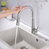 Grifo cepillado del fregadero de cocina del sensor automático del tacto extraíble del acero inoxidable 304