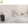Grifo pesado del lavabo del mezclador caliente y frío cepillado del acero inoxidable 304