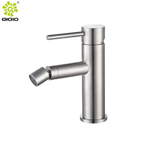 Mezclador de lavabo bidet cepillado de acero inoxidable 304 grifos monomando para grifo de lavabo de baño