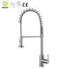 CUPC de alta calidad 304 de acero inoxidable con bajo contenido de plomo montado en la cubierta extraíble grifos de cocina mezcladores en frío y caliente