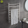 Accesorios de baño de fábrica 304 toallero calefactado montado en la pared cuadrado de acero inoxidable