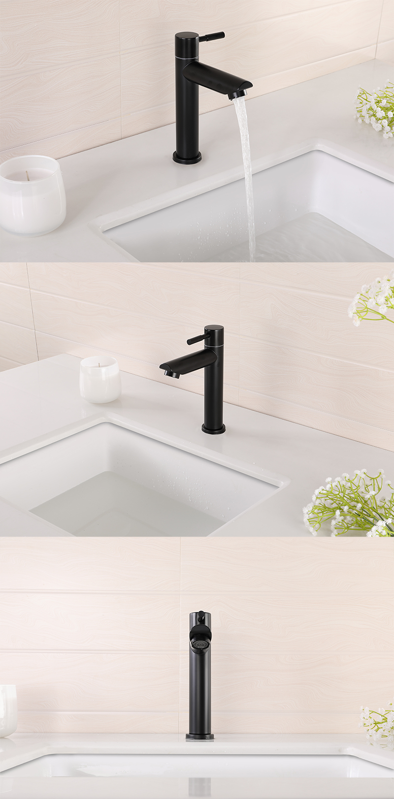 grifo de ba&ntilde;o de un solo enfriamiento 