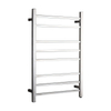 Cuarto de baño cuadrado 304 acero inoxidable 8 barra calentador de agua caliente toalla Drys Rack 