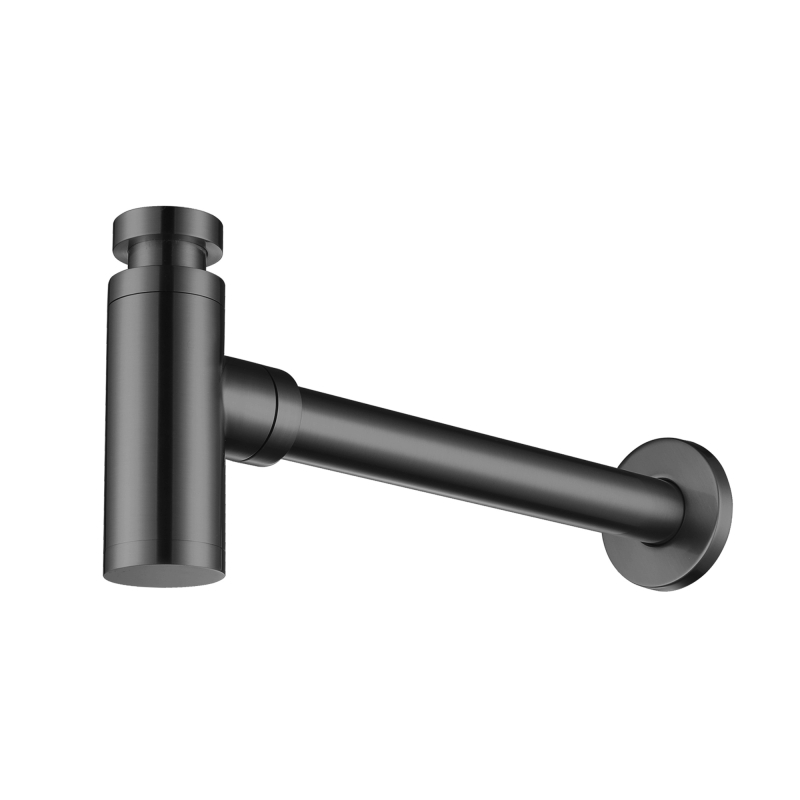 Drenaje sif&oacute;n negro con pistola de acero inoxidable 304