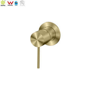 Mezclador de baño con lavabo de pared oculto con marca de agua, grifos de ducha/baño de acero inoxidable 316 