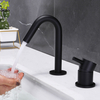 Grifo de lavabo de baño frío y caliente de acero inoxidable 304