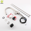 CUPC 304 Acero inoxidable Níquel cepillado Sensor táctil Caliente y frío Grifo de cocina abatible