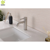 Grifo pesado del lavabo del mezclador caliente y frío cepillado del acero inoxidable 304