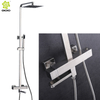 Conjunto de ducha de lluvia para baño de acero inoxidable 304, columna mezcladora, sistema de ducha termostático