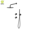 Juego de ducha de baño montado en la pared de acero inoxidable 304