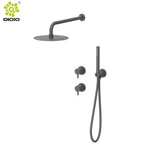 Juego de ducha de baño montado en la pared de acero inoxidable 304