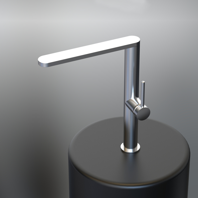 Grifos de fregadero de cocina ultrafinos de níquel cepillado de acero inoxidable 304 de gama alta