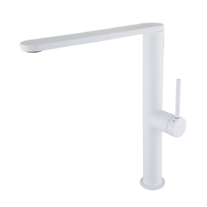 Grifos de fregadero de cocina ultrafinos blancos de acero inoxidable 304 de gama alta