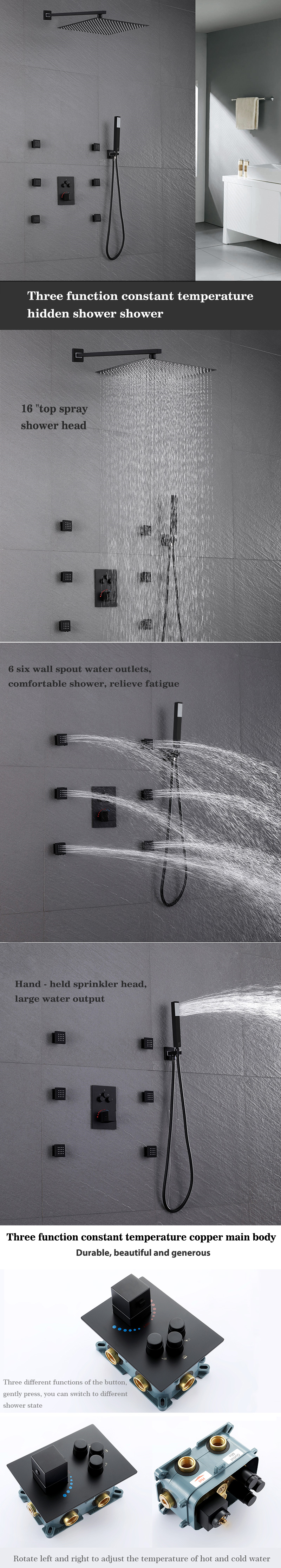 Mezclador termost&aacute;tico de ducha