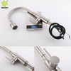 Grifo de cocina Smart Touch mezclador frío caliente abatible de acero inoxidable 304