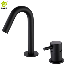 Grifo de lavabo de baño frío y caliente de acero inoxidable 304