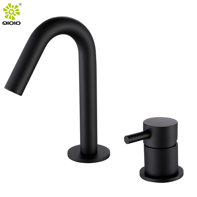Grifo de lavabo de baño frío y caliente de acero inoxidable 304