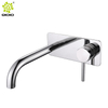 304 grifos de montaje en pared sin plomo de acero inoxidable para grifo de lavabo de baño