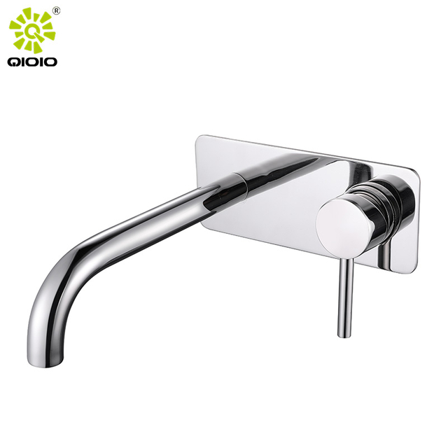 304 grifos de montaje en pared sin plomo de acero inoxidable para grifo de lavabo de baño