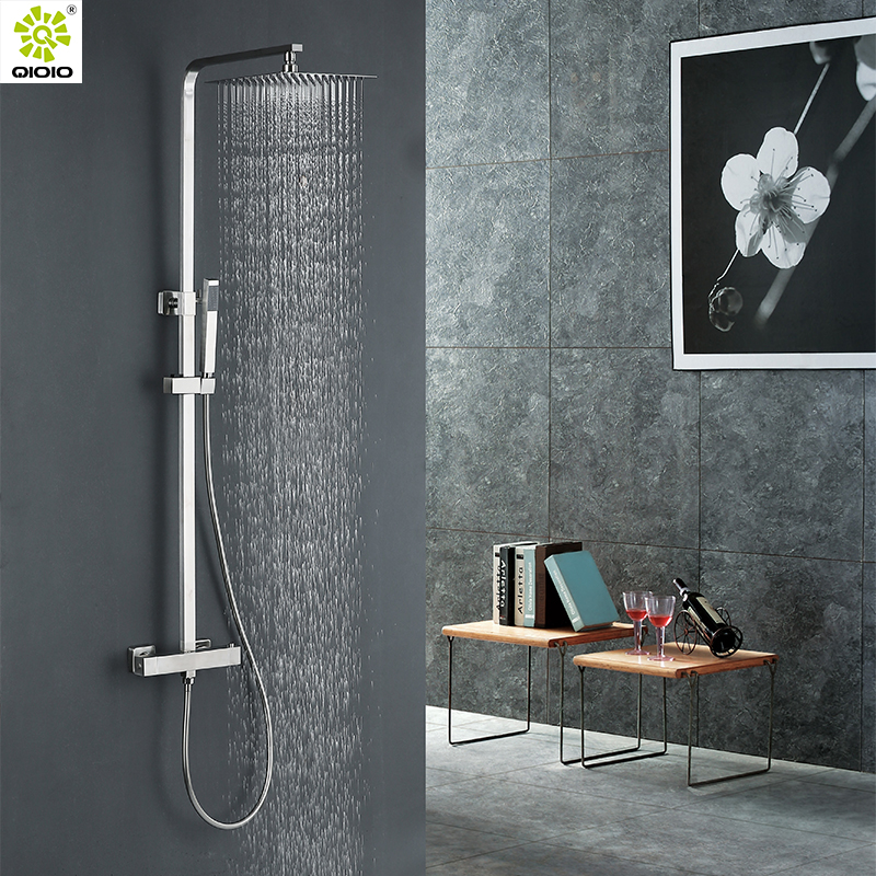 conjunto de ducha de lluvia