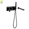 Mezclador de baño de acero inoxidable 304 en grifos de ducha y bañera de ducha de pared