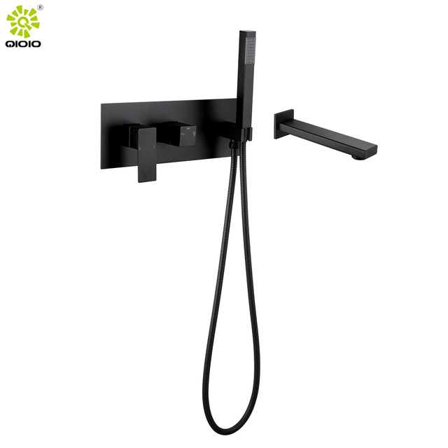 Mezclador de baño de acero inoxidable 304 en grifos de ducha y bañera de ducha de pared