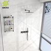 Conjunto de mezclador de ducha de baño caliente y frío montado en la pared de acero inoxidable 304