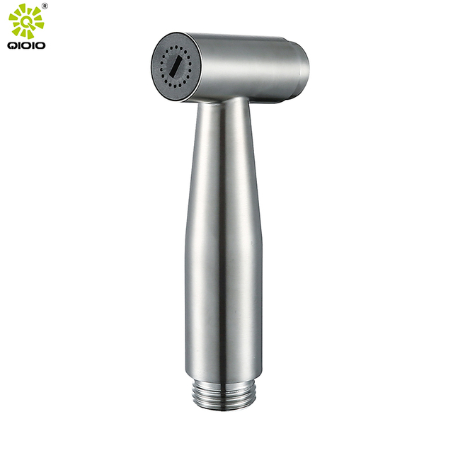 Bidé de mano para mujer de presión montado en la pared 304 Spray de bidé de inodoro Shattaf de acero inoxidable