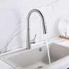 Grifos de fregadero de cocina abatibles con sensor táctil cromado de 360 ​​grados