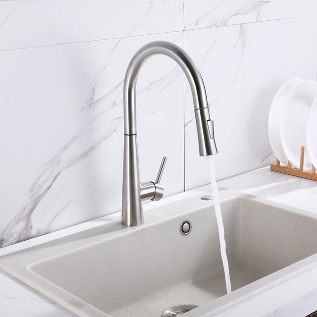 Grifos de fregadero de cocina abatibles con sensor táctil de 360 ​​grados