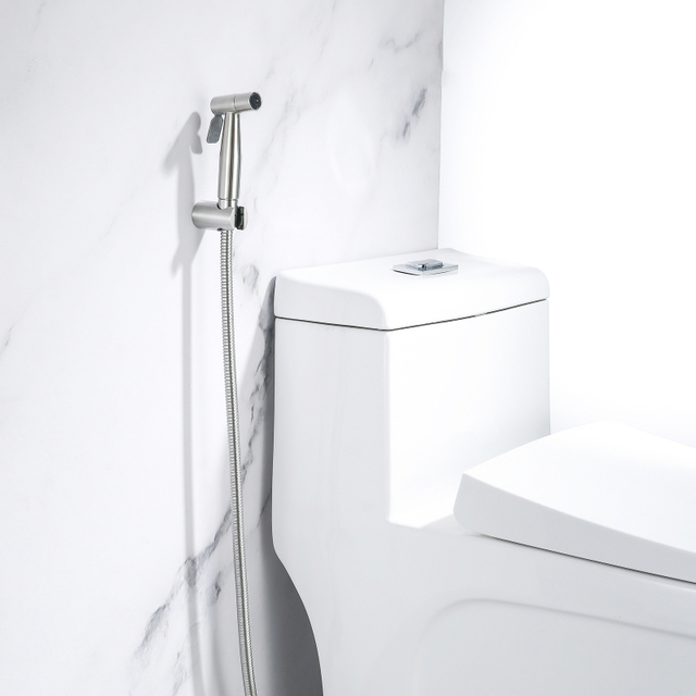Venta caliente 304 mano de acero inoxidable Shattaf Wc Bidet Spray