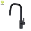 CUPC Grifo de cocina abatible de oro cepillado de acero inoxidable 304 de alto arco de alta calidad