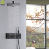 Baño de acero inoxidable 304 Mezclador de agua fría y caliente en la pared Ducha Grifo de baño y ducha