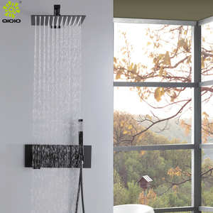 Baño de acero inoxidable 304 Mezclador de agua fría y caliente en la pared Ducha Grifo de baño y ducha