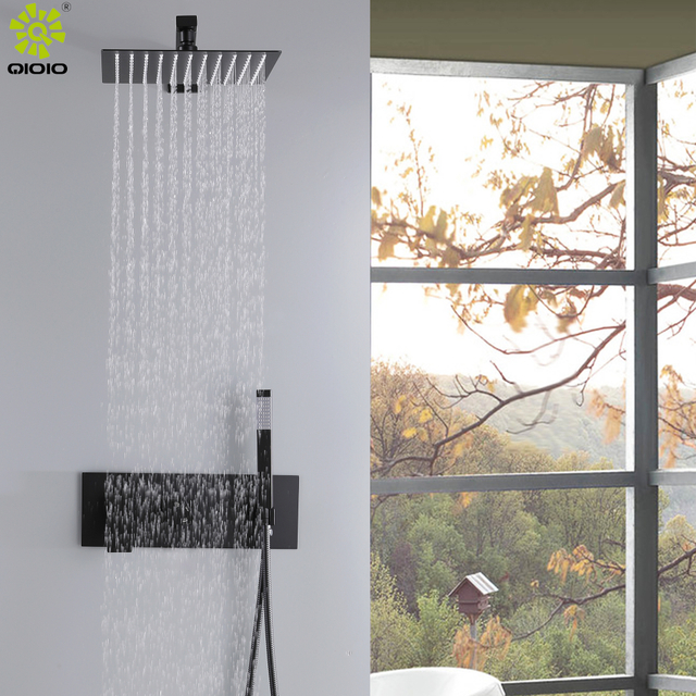 Baño de acero inoxidable 304 Mezclador de agua fría y caliente en la pared Ducha Grifo de baño y ducha