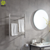 Accesorios de baño de fábrica 304 toallero calefactado montado en la pared cuadrado de acero inoxidable
