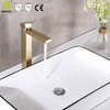 CUPC de alta calidad, lavado de cara de oro rosa, agua de grado hotelero, nuevo grifo de baño Dometic, grifo de agua para lavabo