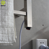 Accesorios de baño de fábrica 304 toallero calefactado montado en la pared cuadrado de acero inoxidable