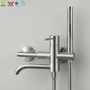 YC-316IS008 Grifo para bañera con montaje en piso Grifo para ducha y bañera de acero inoxidable 316L