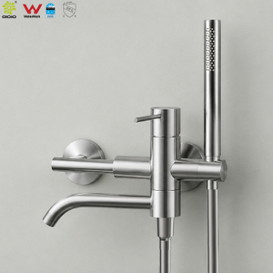 YC-316IS008 Grifo para bañera con montaje en piso Grifo para ducha y bañera de acero inoxidable 316L