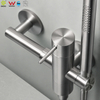 YC-316IS008 Grifo para bañera con montaje en piso Grifo para ducha y bañera de acero inoxidable 316L