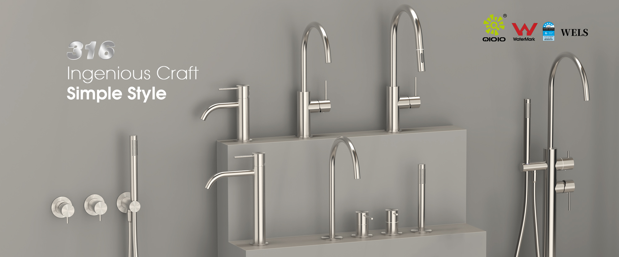 Grifo de acero inoxidable 316L